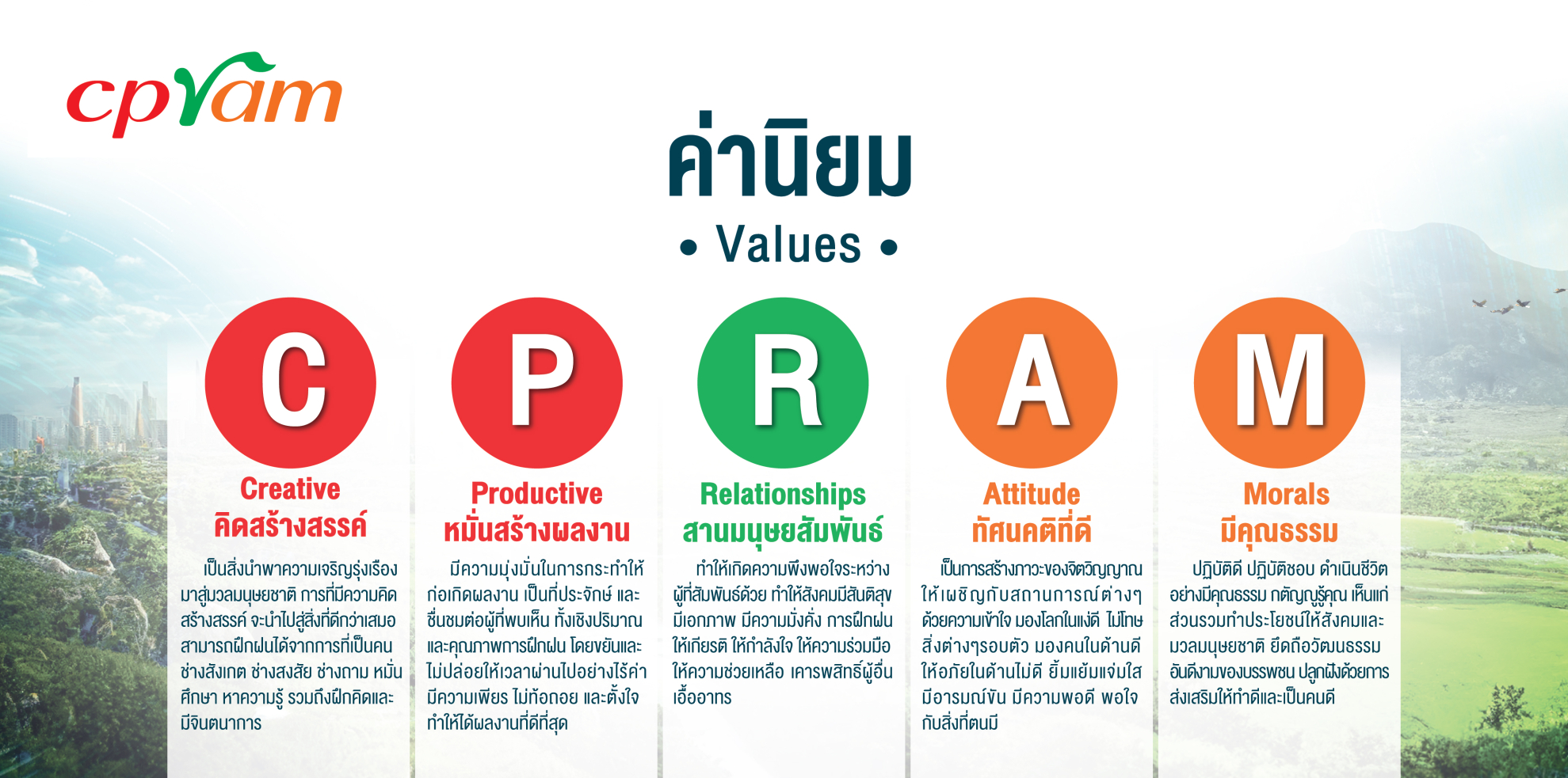 CPRAM Values
