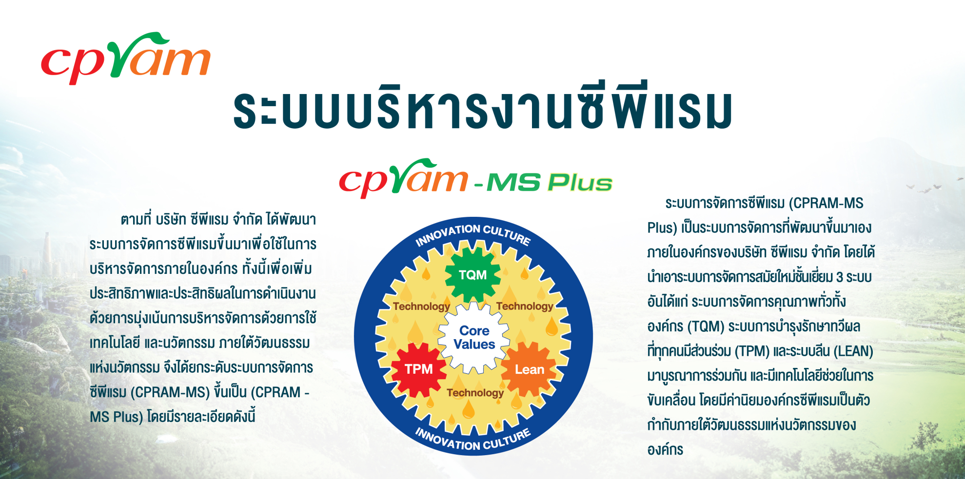 ระบบบริหารงานซีพีแรม