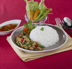 ข้าวกะเพราหมู